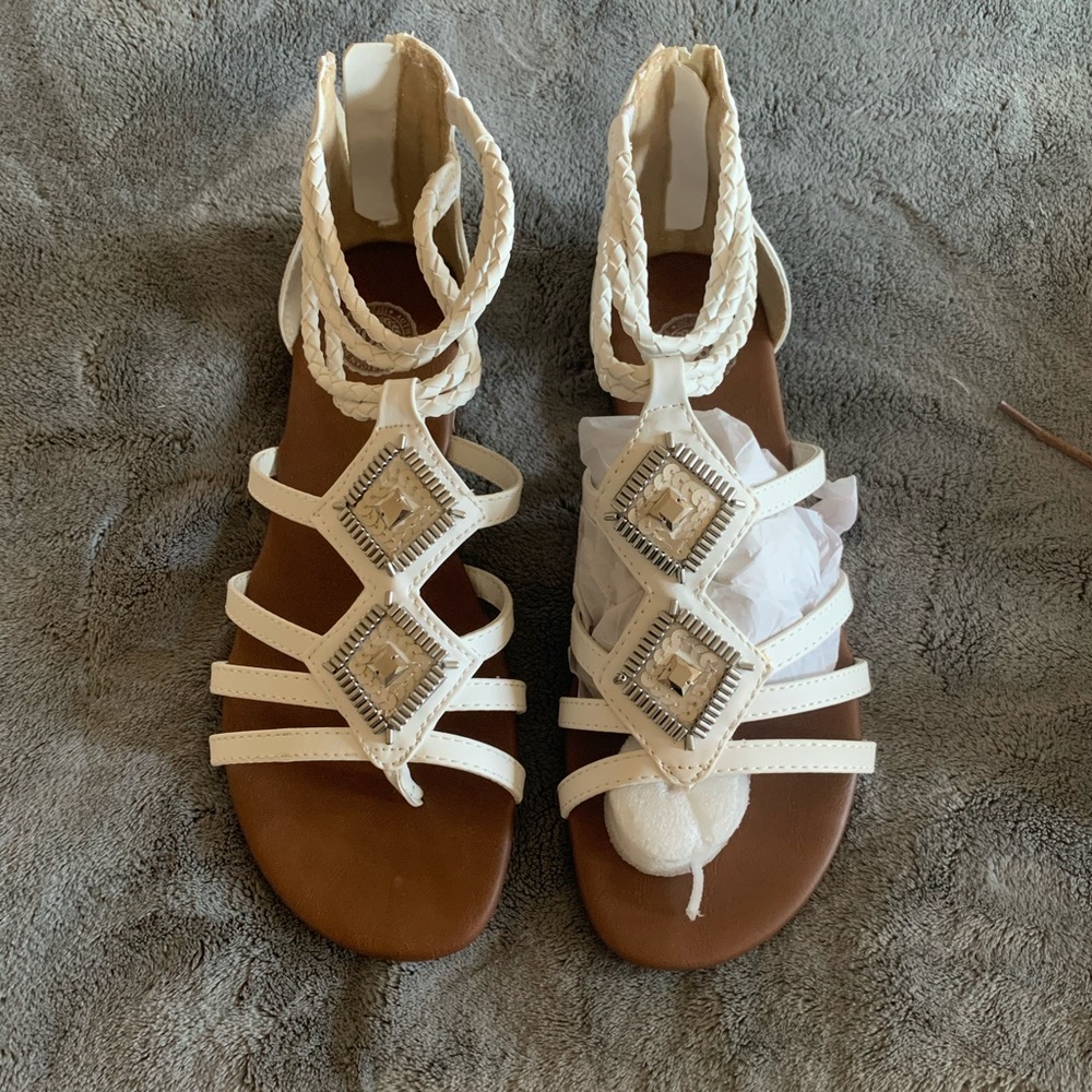 SO White Sandals
